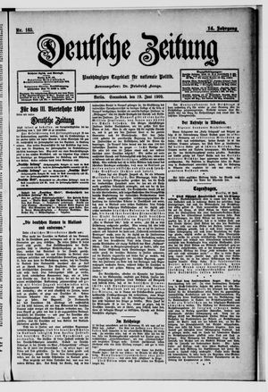 Deutsche Zeitung vom 19.06.1909