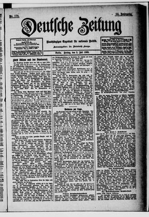 Deutsche Zeitung vom 02.07.1909