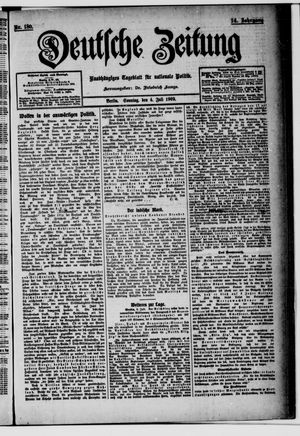 Deutsche Zeitung vom 04.07.1909