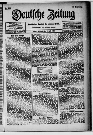 Deutsche Zeitung vom 07.07.1909