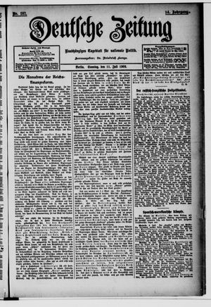 Deutsche Zeitung vom 11.07.1909