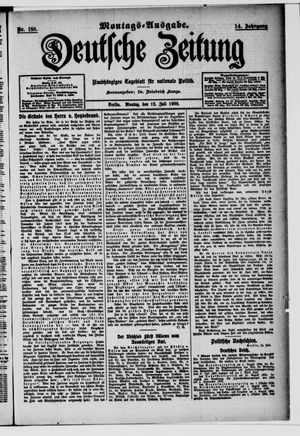 Deutsche Zeitung vom 12.07.1909