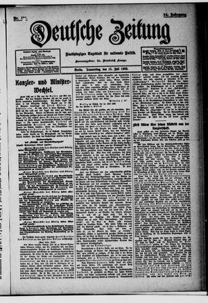 Deutsche Zeitung vom 15.07.1909