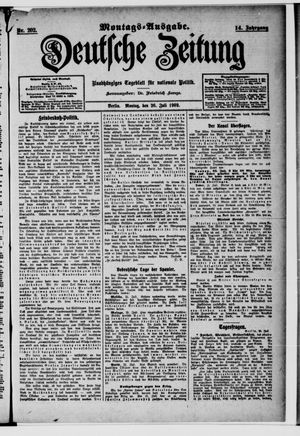 Deutsche Zeitung vom 26.07.1909