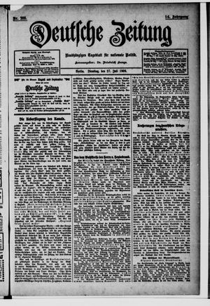 Deutsche Zeitung vom 27.07.1909