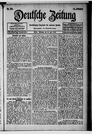 Deutsche Zeitung vom 28.07.1909