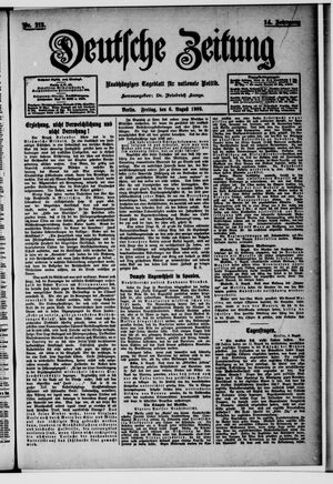 Deutsche Zeitung vom 06.08.1909