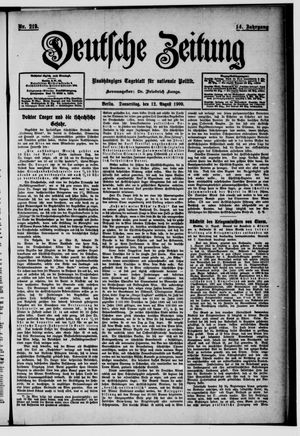 Deutsche Zeitung vom 12.08.1909