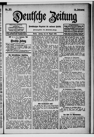 Deutsche Zeitung vom 20.08.1909