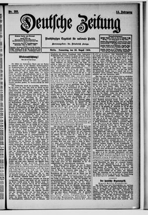 Deutsche Zeitung vom 26.08.1909