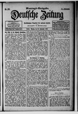 Deutsche Zeitung vom 20.09.1909