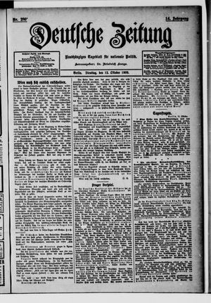 Deutsche Zeitung vom 12.10.1909