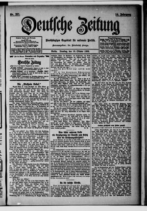 Deutsche Zeitung vom 19.10.1909