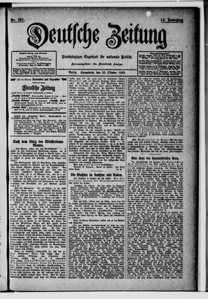 Deutsche Zeitung vom 23.10.1909