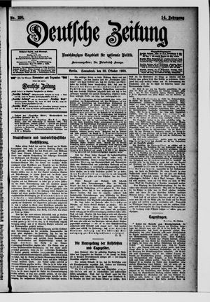 Deutsche Zeitung vom 30.10.1909