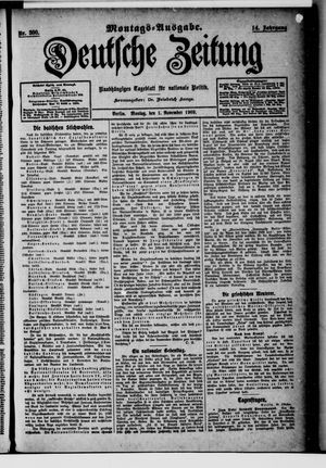 Deutsche Zeitung vom 01.11.1909