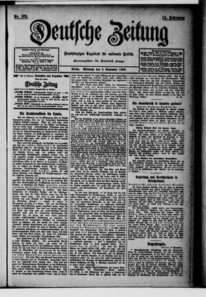 Deutsche Zeitung vom 03.11.1909