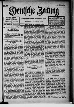 Deutsche Zeitung vom 05.11.1909