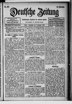 Deutsche Zeitung vom 06.11.1909