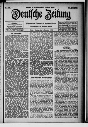 Deutsche Zeitung vom 07.11.1909