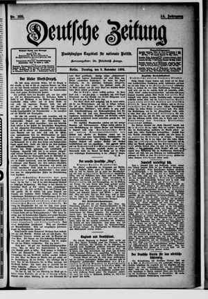 Deutsche Zeitung vom 09.11.1909