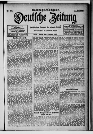 Deutsche Zeitung vom 06.12.1909
