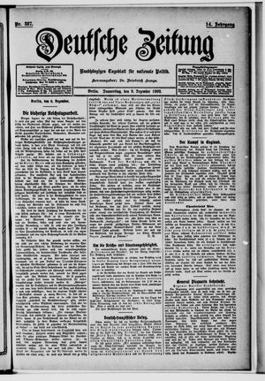 Deutsche Zeitung vom 09.12.1909