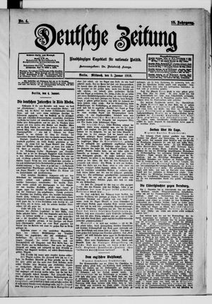Deutsche Zeitung on Jan 5, 1910