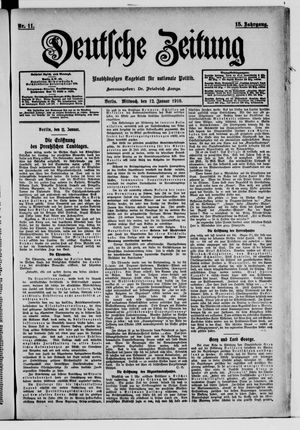 Deutsche Zeitung vom 12.01.1910