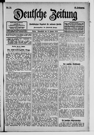 Deutsche Zeitung on Jan 15, 1910