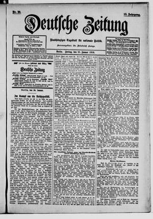 Deutsche Zeitung vom 21.01.1910
