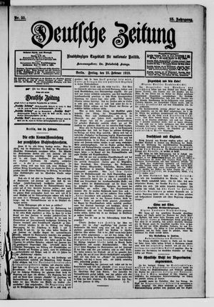 Deutsche Zeitung on Feb 25, 1910