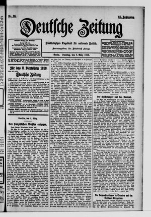 Deutsche Zeitung vom 08.03.1910