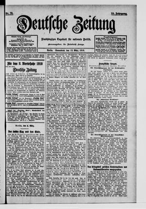 Deutsche Zeitung vom 12.03.1910