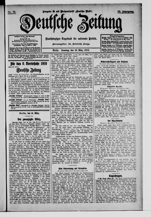 Deutsche Zeitung vom 20.03.1910