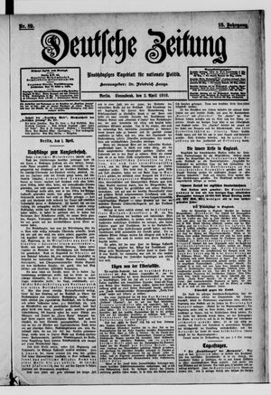 Deutsche Zeitung vom 02.04.1910