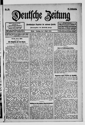 Deutsche Zeitung vom 05.04.1910