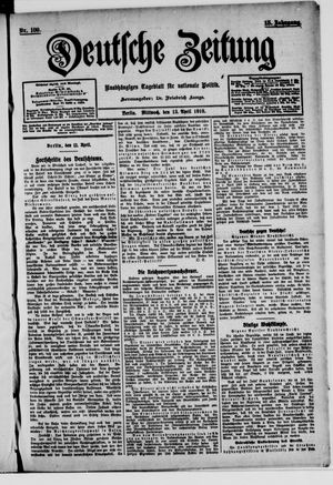 Deutsche Zeitung vom 13.04.1910