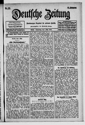 Deutsche Zeitung vom 05.05.1910