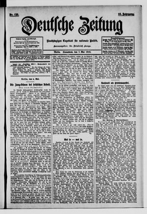 Deutsche Zeitung vom 07.05.1910