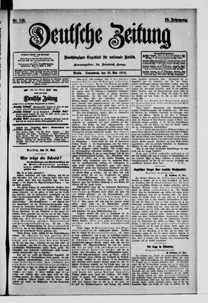 Deutsche Zeitung vom 28.05.1910