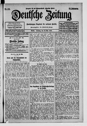 Deutsche Zeitung vom 29.05.1910