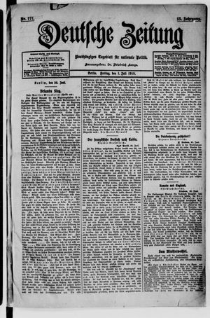 Deutsche Zeitung vom 01.07.1910