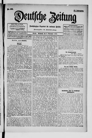 Deutsche Zeitung on Nov 9, 1910