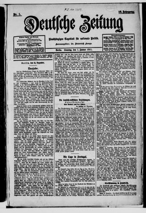 Deutsche Zeitung vom 01.01.1911