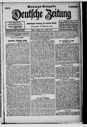Deutsche Zeitung vom 02.01.1911