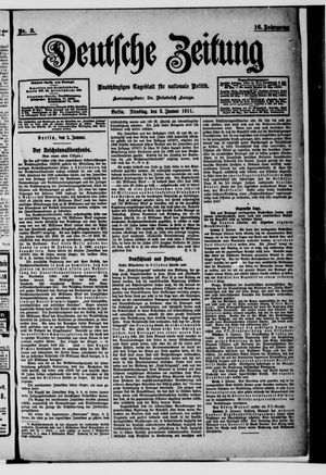 Deutsche Zeitung vom 03.01.1911