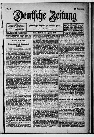 Deutsche Zeitung vom 04.01.1911
