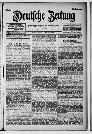 Deutsche Zeitung vom 13.01.1911