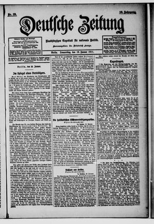 Deutsche Zeitung vom 19.01.1911